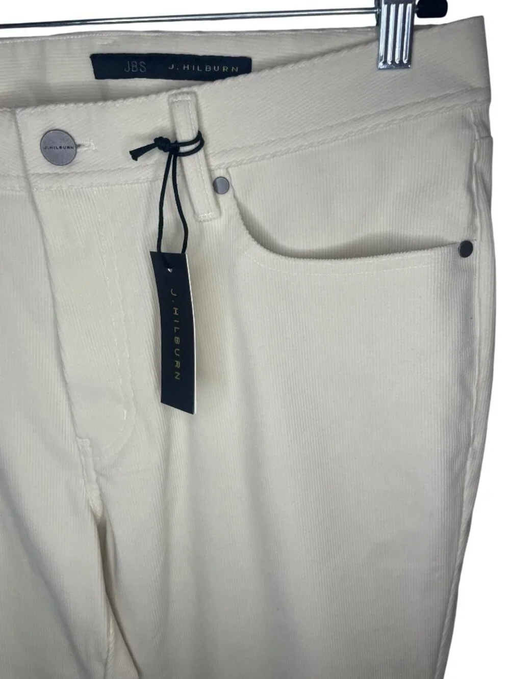 J. Hillburn Corduroy Beige Pants 5 Pockets Men's Size 35x31 NEW - Picture 2 of 9